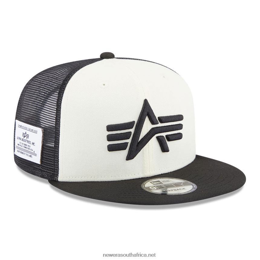 Alpha Industries Black 9FIFTY Snapback Cap New Era TRBRBN1864