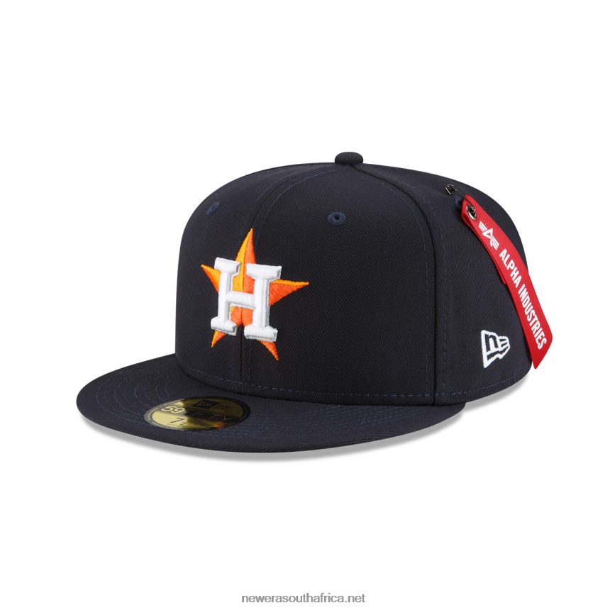Alpha Industries Houston Astros Navy 59FIFTY Fitted Cap New Era TRBRBN1183