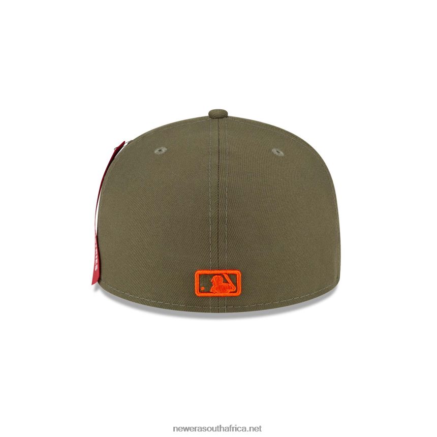 Alpha Industries New York Yankees Medium Green 59FIFTY Fitted Cap New Era TRBRBN1302