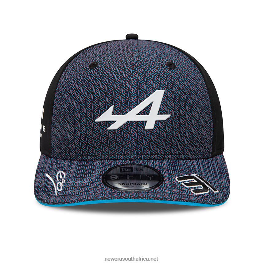 Alpine Driver Esteban Ocon Black 9FIFTY Snapback Cap New Era TRBRBN1949