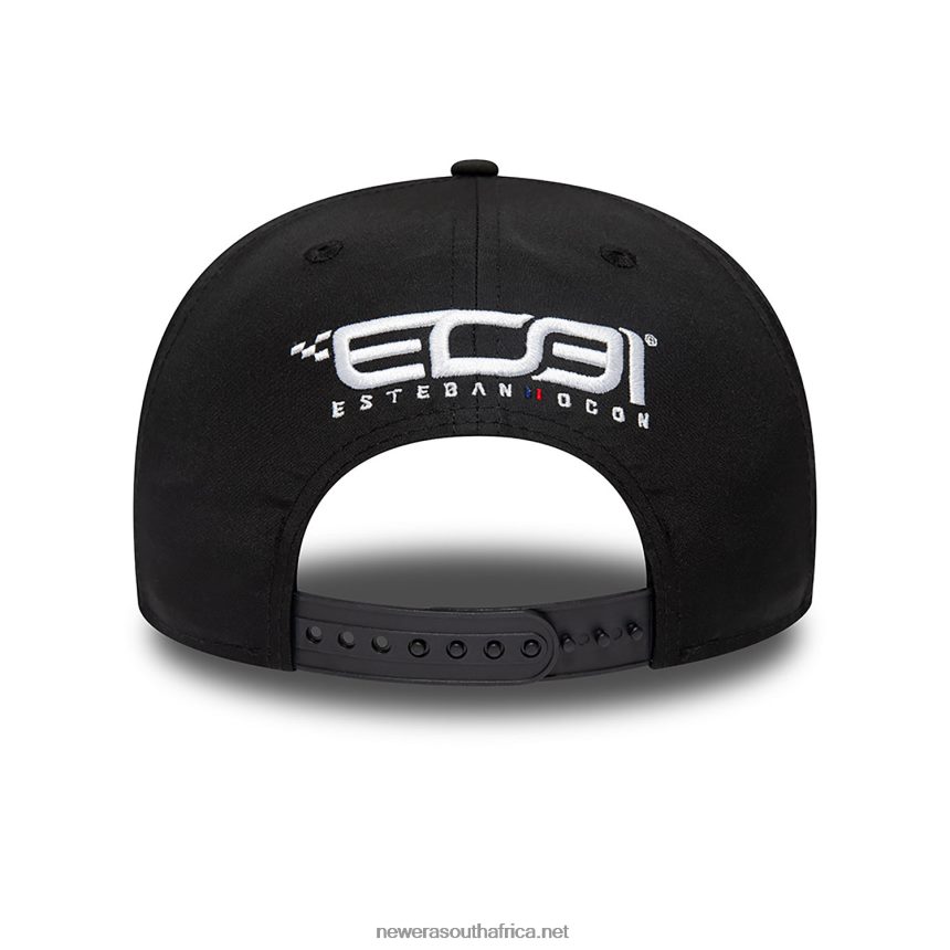Alpine Driver Esteban Ocon Black 9FIFTY Snapback Cap New Era TRBRBN1949