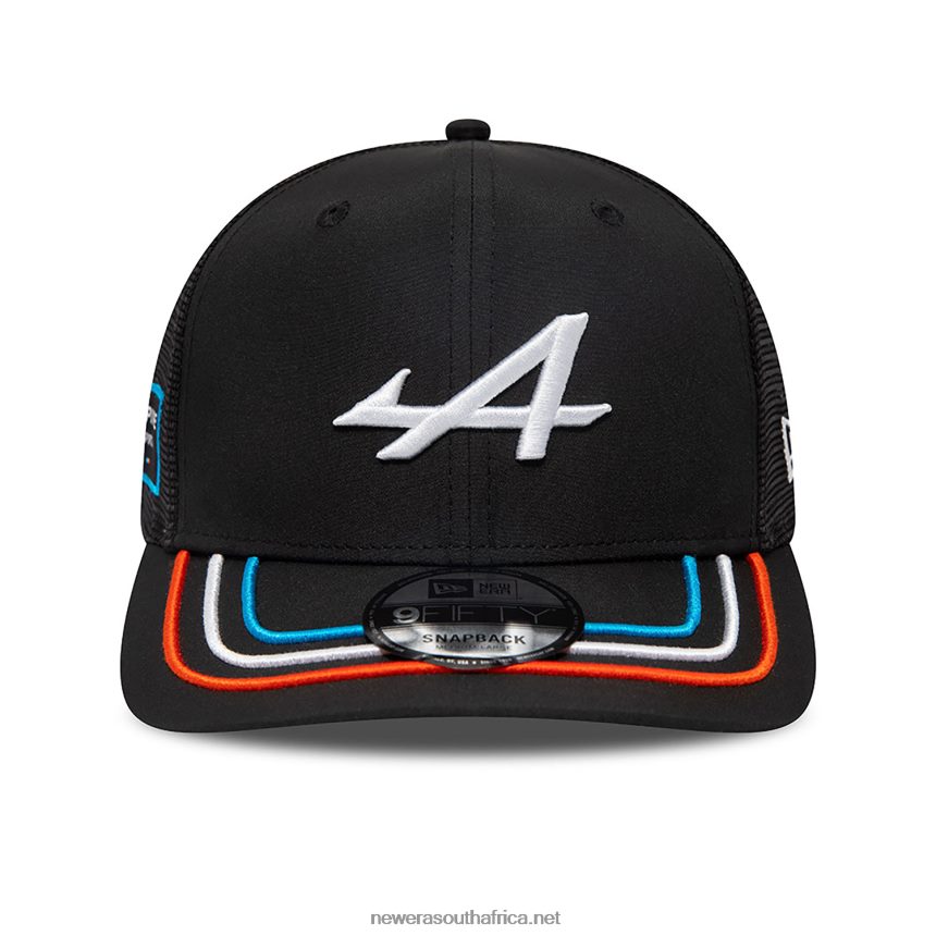Alpine E Sports Black 9FIFTY Snapback Cap New Era TRBRBN1935