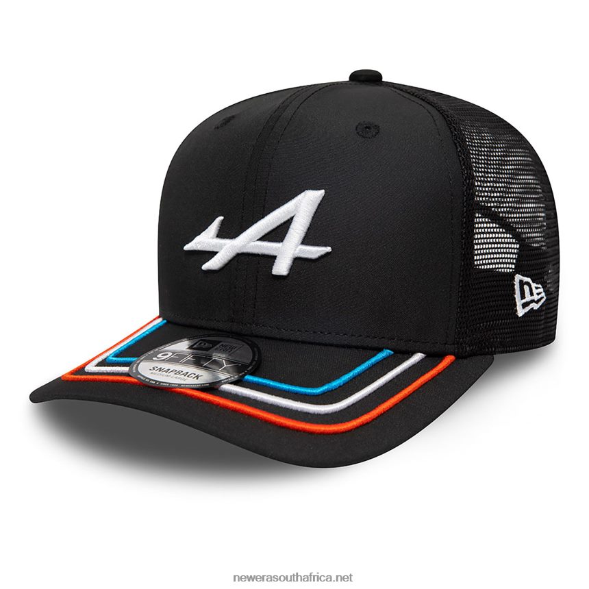 Alpine E Sports Black 9FIFTY Snapback Cap New Era TRBRBN1935