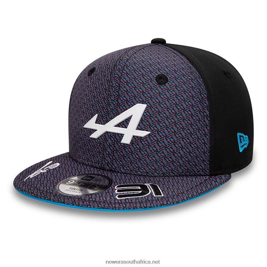 Alpine Kids Esteban Ocon Black 9FIFTY Snapback Cap New Era TRBRBN1921