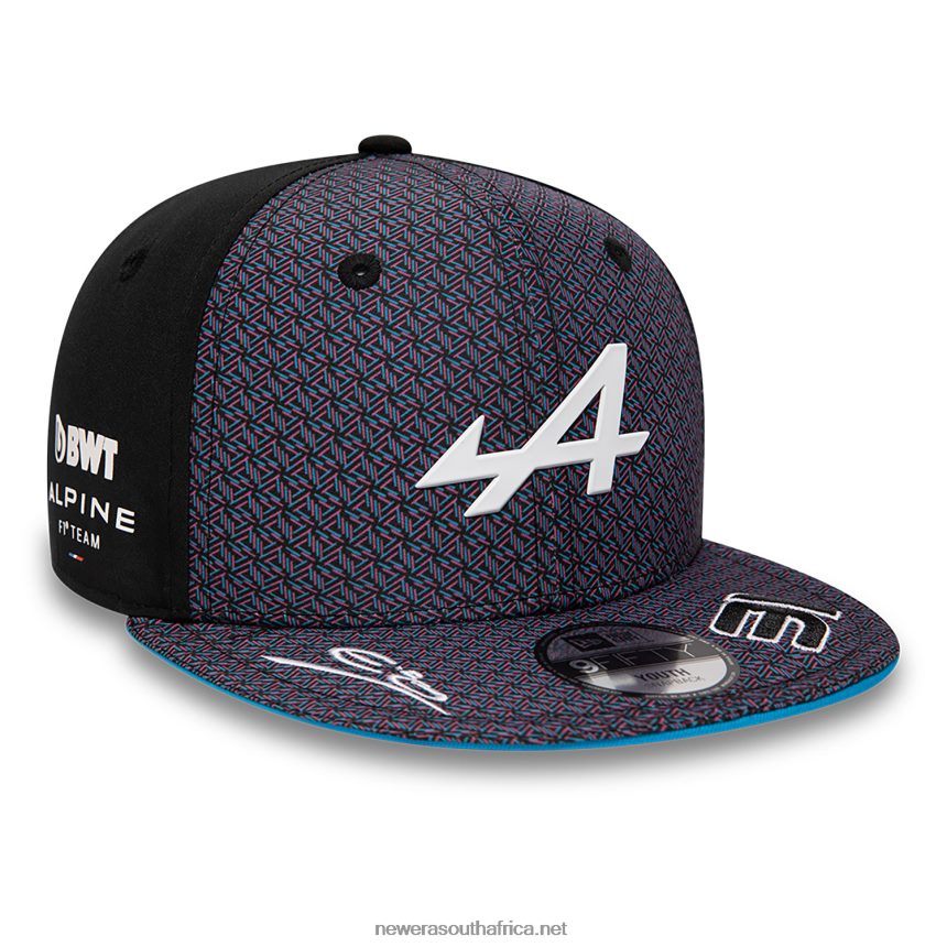 Alpine Kids Esteban Ocon Black 9FIFTY Snapback Cap New Era TRBRBN1921