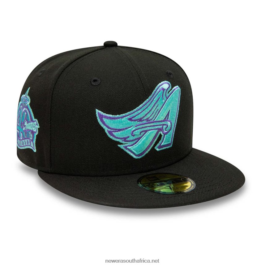 Anahiem Angels Black and Blue Tint 59FIFTY Fitted Cap New Era TRBRBN884