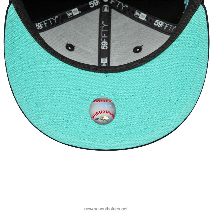 Anahiem Angels Black and Blue Tint 59FIFTY Fitted Cap New Era TRBRBN884