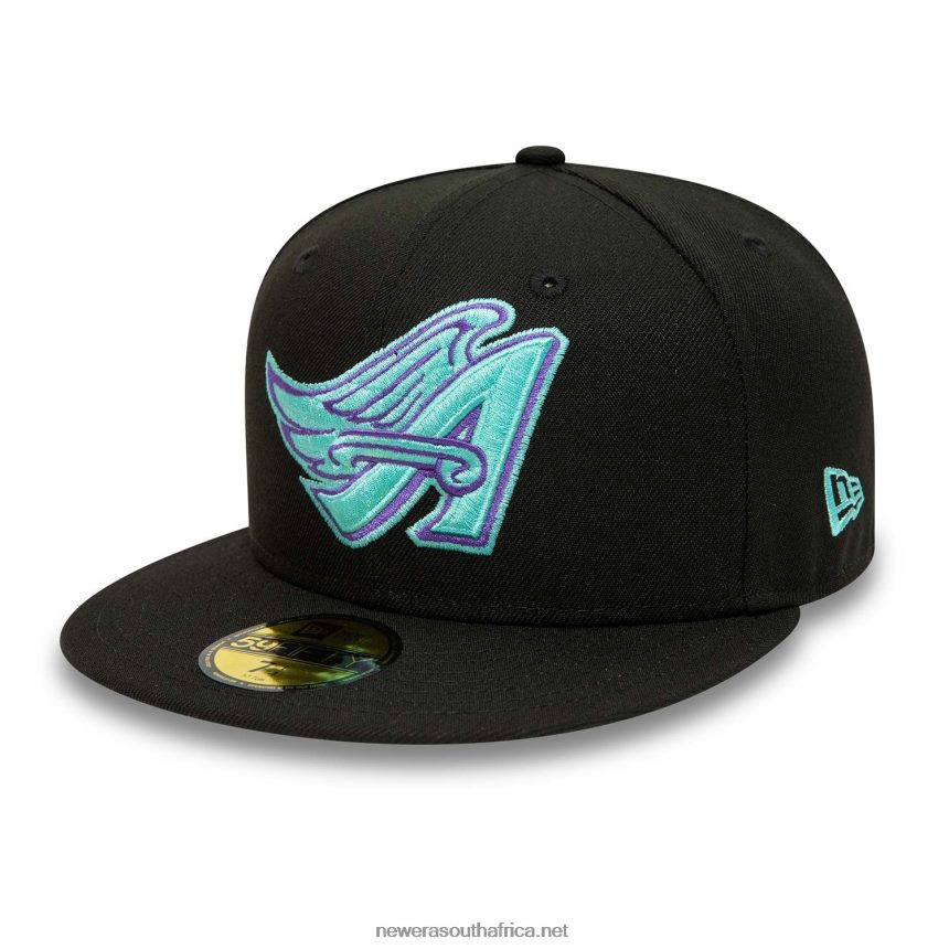 Anahiem Angels Black and Blue Tint 59FIFTY Fitted Cap New Era TRBRBN884