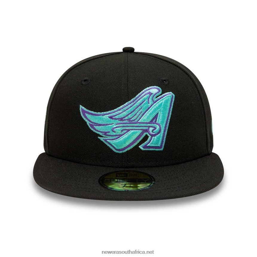 Anahiem Angels Black and Blue Tint 59FIFTY Fitted Cap New Era TRBRBN884
