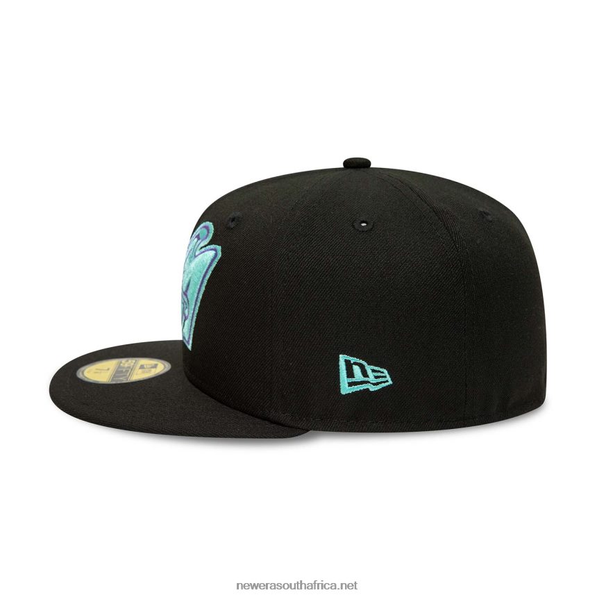 Anahiem Angels Black and Blue Tint 59FIFTY Fitted Cap New Era TRBRBN884