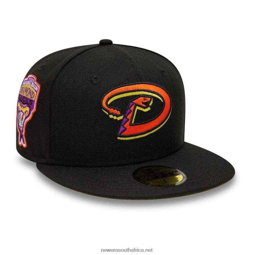 Arizona Diamondbacks Black And Yellow 59FIFTY Fitted Cap New Era TRBRBN388