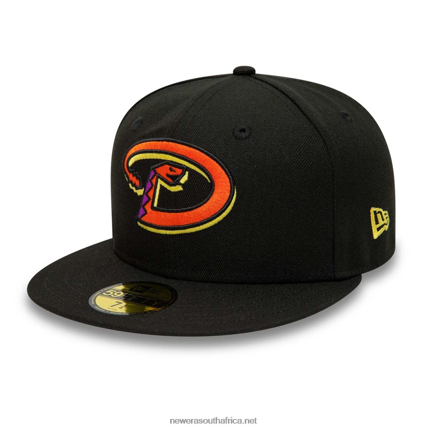 Arizona Diamondbacks Black And Yellow 59FIFTY Fitted Cap New Era TRBRBN388