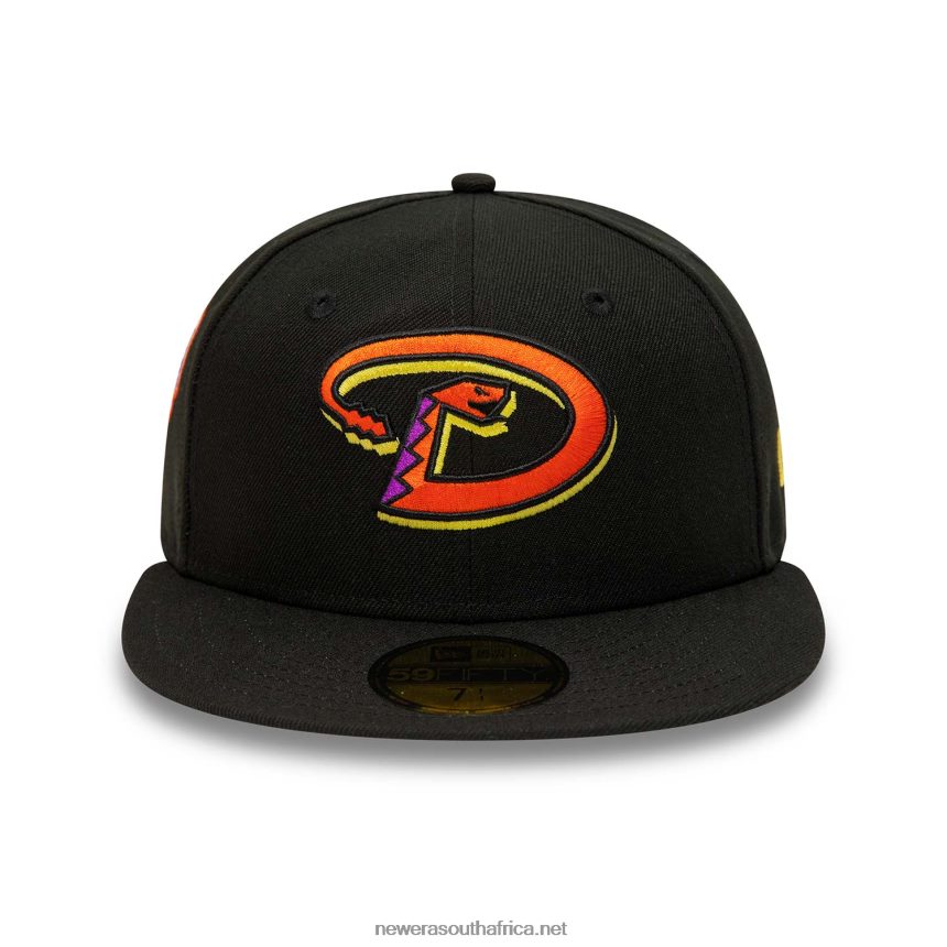 Arizona Diamondbacks Black And Yellow 59FIFTY Fitted Cap New Era TRBRBN388