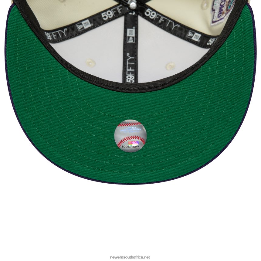 Arizona Diamondbacks Chrome and Purple 59FIFTY Fitted Cap New Era TRBRBN251