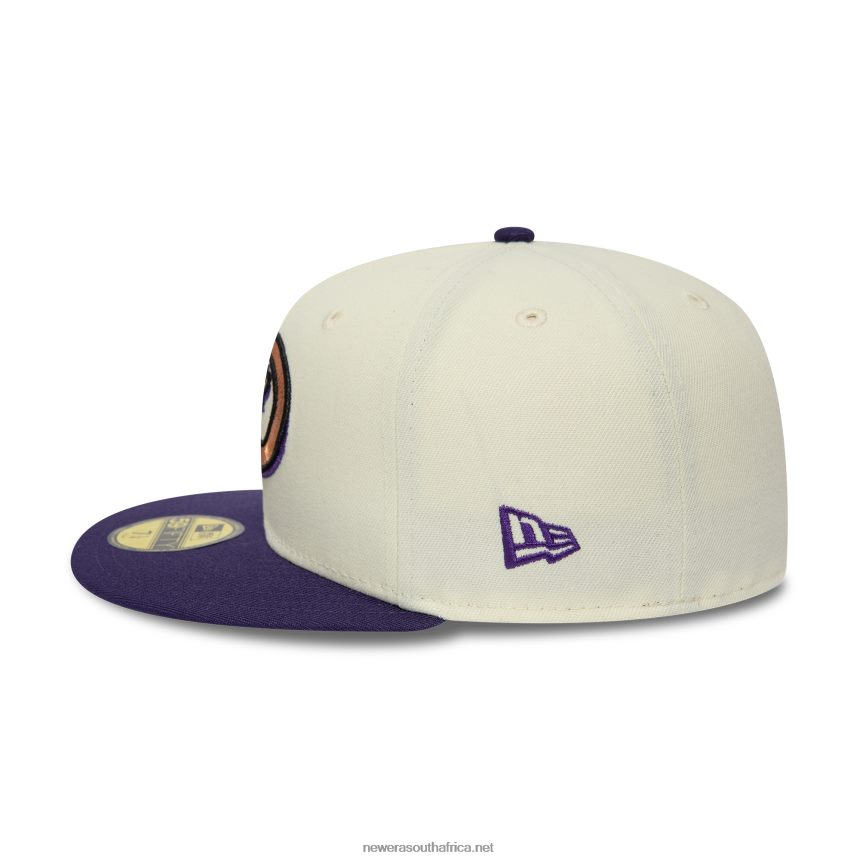 Arizona Diamondbacks Chrome and Purple 59FIFTY Fitted Cap New Era TRBRBN251
