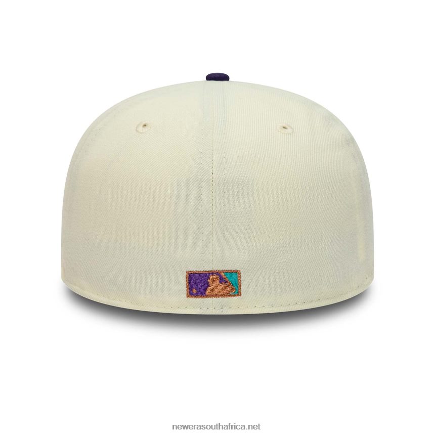 Arizona Diamondbacks Chrome and Purple 59FIFTY Fitted Cap New Era TRBRBN251