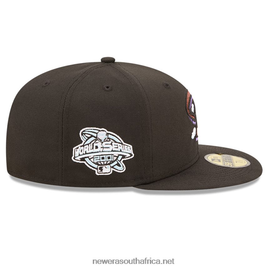 Arizona Diamondbacks Comic Cloud Black 59FIFTY Fitted Cap New Era TRBRBN54