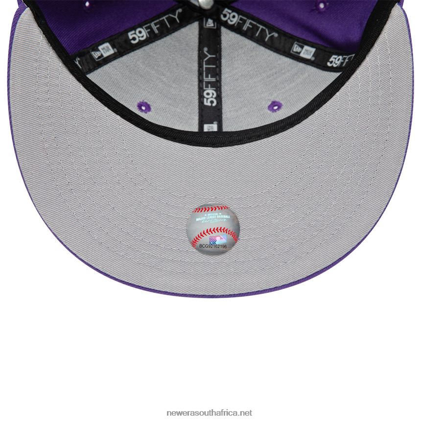 Arizona Diamondbacks Dual Logo Purple 59FIFTY Fitted Cap New Era TRBRBN629