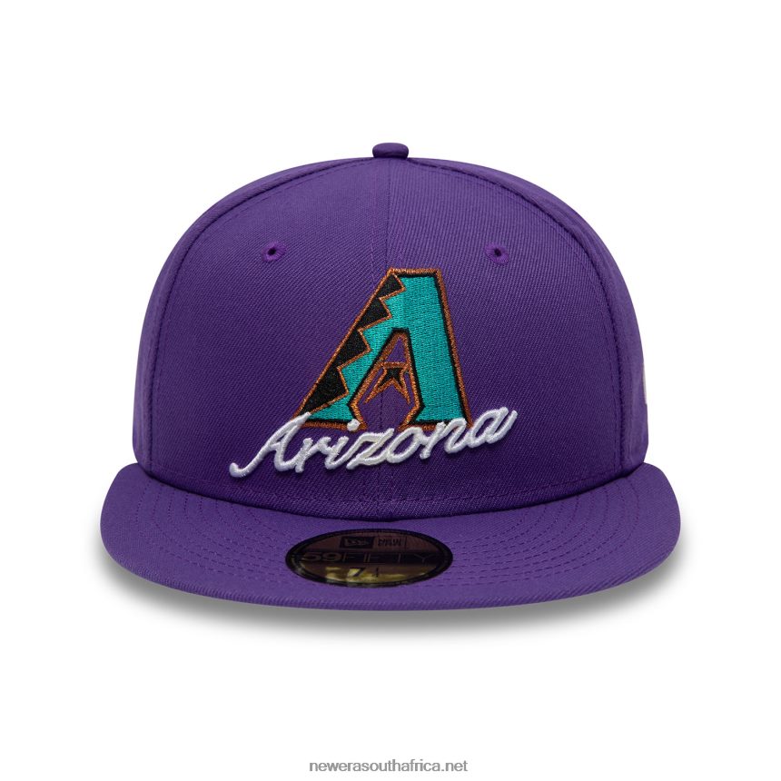 Arizona Diamondbacks Dual Logo Purple 59FIFTY Fitted Cap New Era TRBRBN629