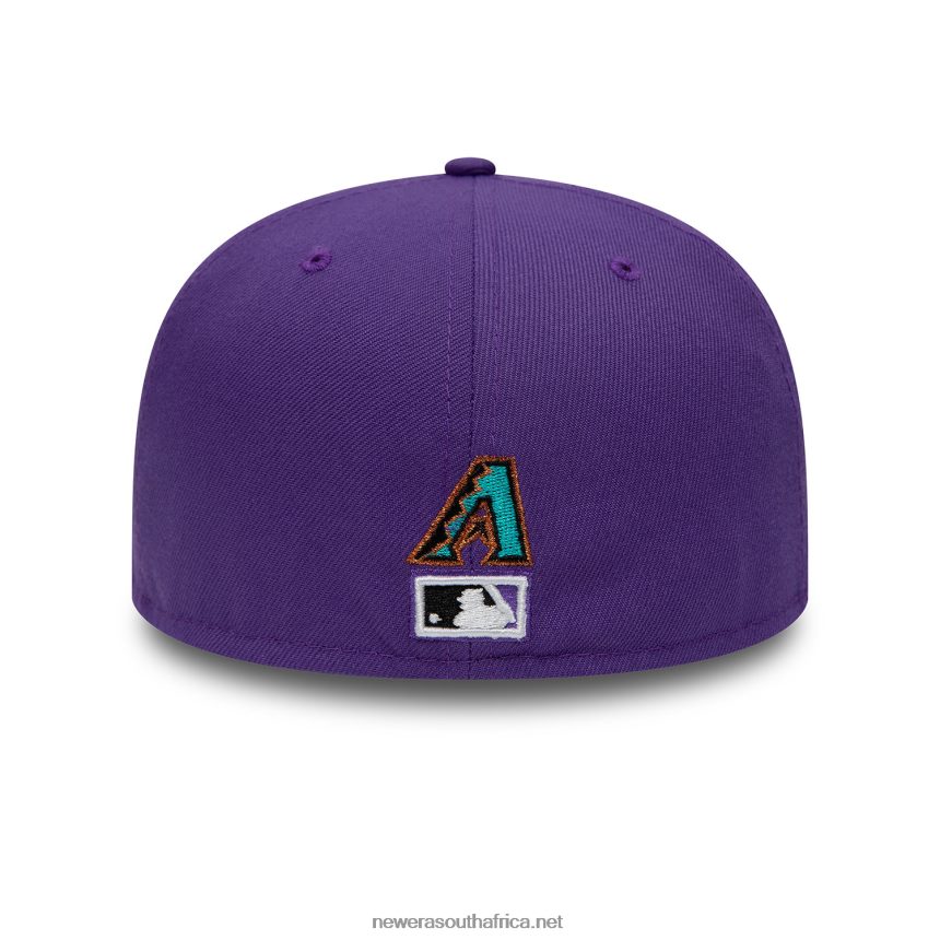 Arizona Diamondbacks Dual Logo Purple 59FIFTY Fitted Cap New Era TRBRBN629