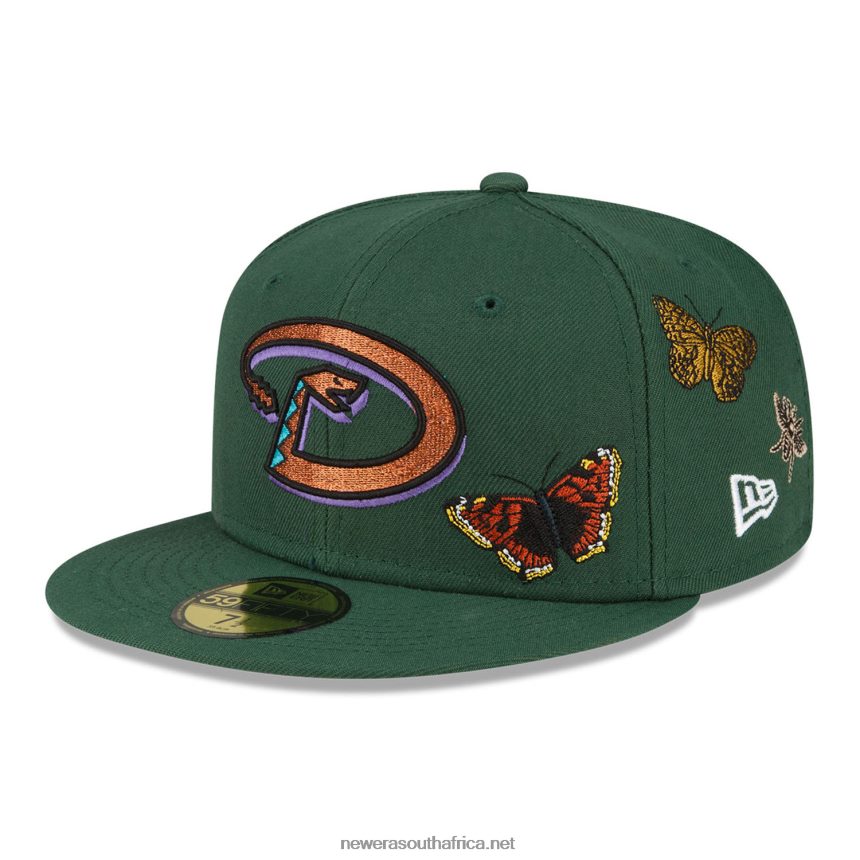 Arizona Diamondbacks Felt x MLB Dark Green 59FIFTY Fitted Cap New Era TRBRBN1052