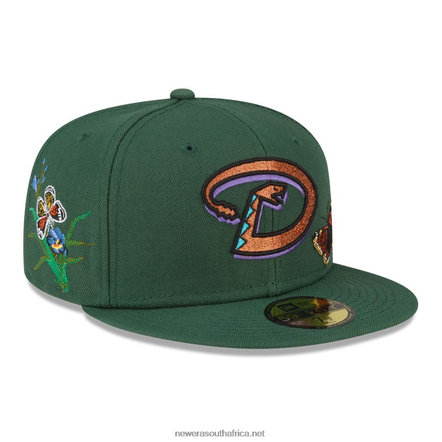 Arizona Diamondbacks Felt x MLB Dark Green 59FIFTY Fitted Cap New Era TRBRBN1052