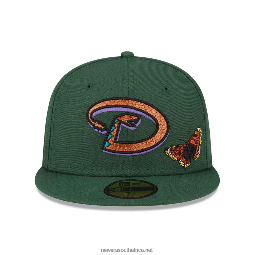 Arizona Diamondbacks Felt x MLB Dark Green 59FIFTY Fitted Cap New Era TRBRBN1052