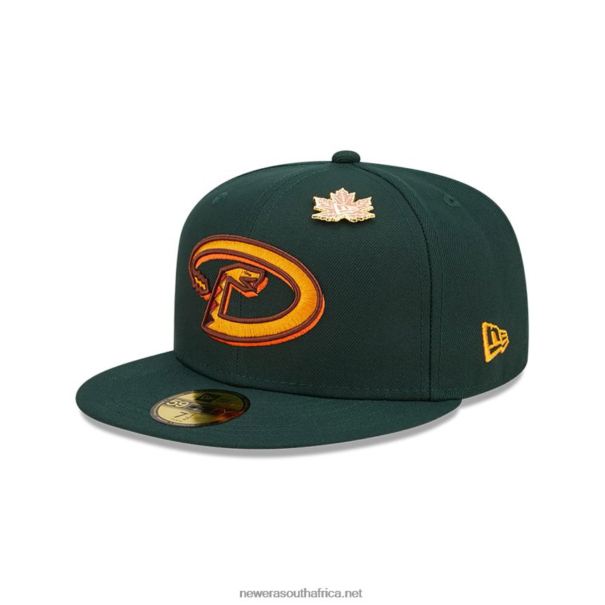 Arizona Diamondbacks Leafy Dark Green 59FIFTY Fitted Cap New Era TRBRBN412