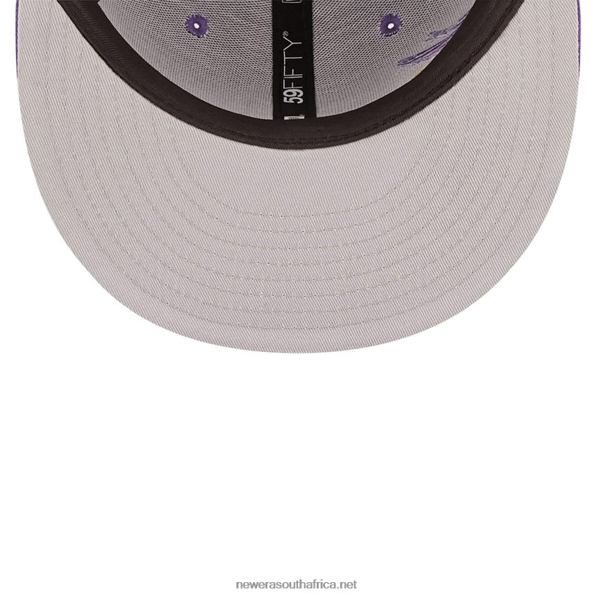 Arizona Diamondbacks MLB Blooming Purple 59FIFTY Fitted Cap New Era TRBRBN32