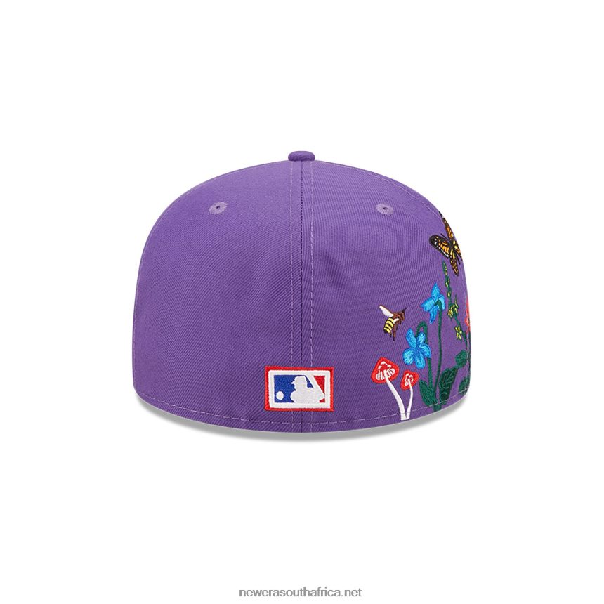 Arizona Diamondbacks MLB Blooming Purple 59FIFTY Fitted Cap New Era TRBRBN32