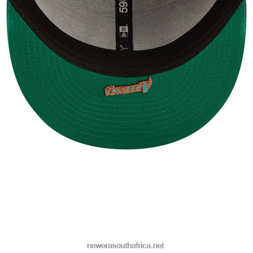 Arizona Diamondbacks MLB Side Split Purple 59FIFTY Fitted Cap New Era TRBRBN605