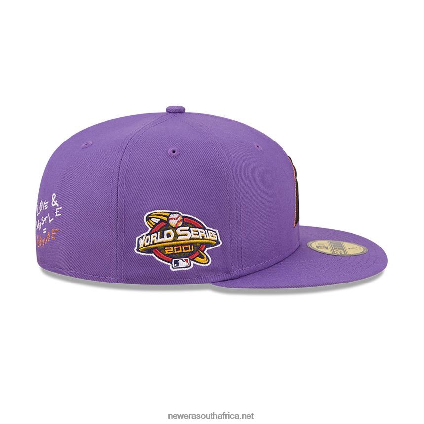 Arizona Diamondbacks MLB Team Heart Purple 59FIFTY Fitted Cap New Era TRBRBN1131