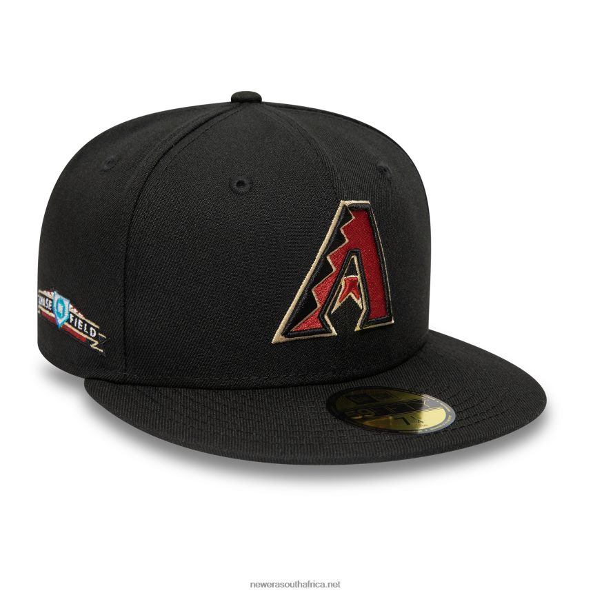 Arizona Diamondbacks National League Stadium Black 59FIFTY Fitted Cap New Era TRBRBN745