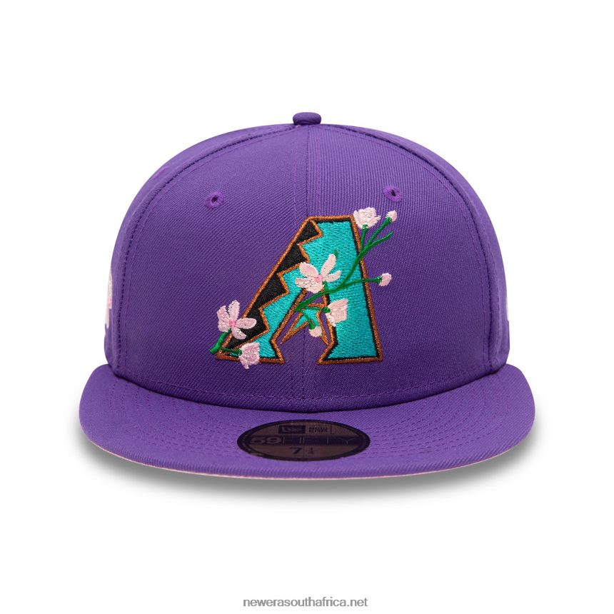 Arizona Diamondbacks Side Patch Bloom Purple 59FIFTY Fitted Cap New Era TRBRBN1315