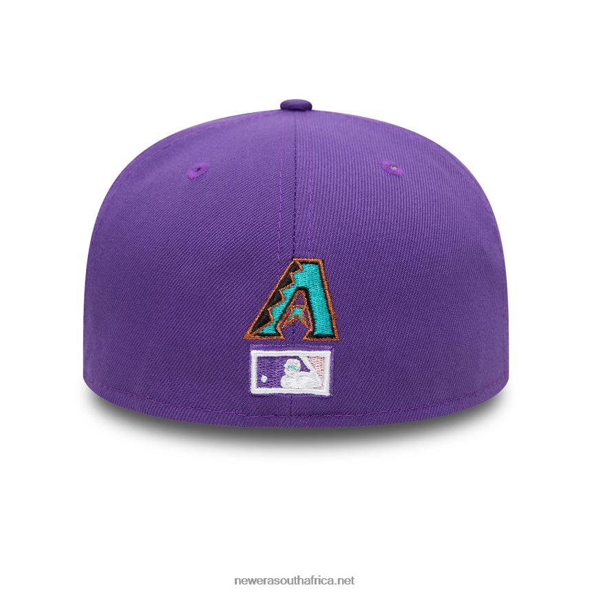 Arizona Diamondbacks Side Patch Bloom Purple 59FIFTY Fitted Cap New Era TRBRBN1315