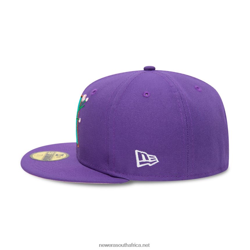 Arizona Diamondbacks Side Patch Bloom Purple 59FIFTY Fitted Cap New Era TRBRBN1315