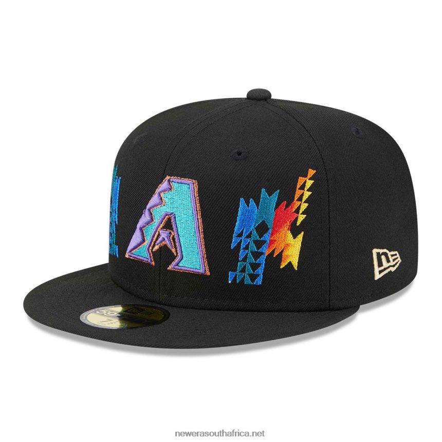 Arizona Diamondbacks Southwestern Black 59FIFTY Fitted Cap New Era TRBRBN1122