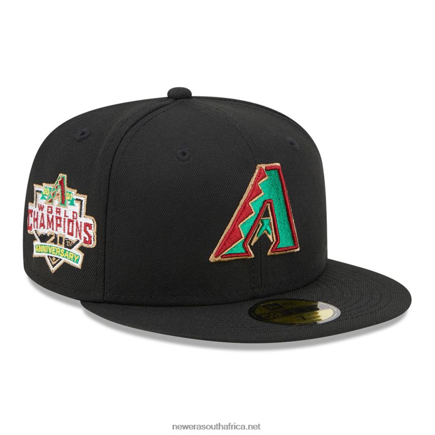 Arizona Diamondbacks State Tartan Black 59FIFTY Fitted Cap New Era TRBRBN454