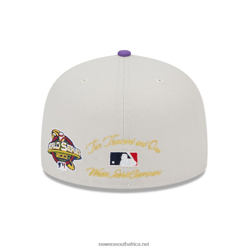 Arizona Diamondbacks Varsity Letter Stone 59FIFTY Fitted Cap New Era TRBRBN683