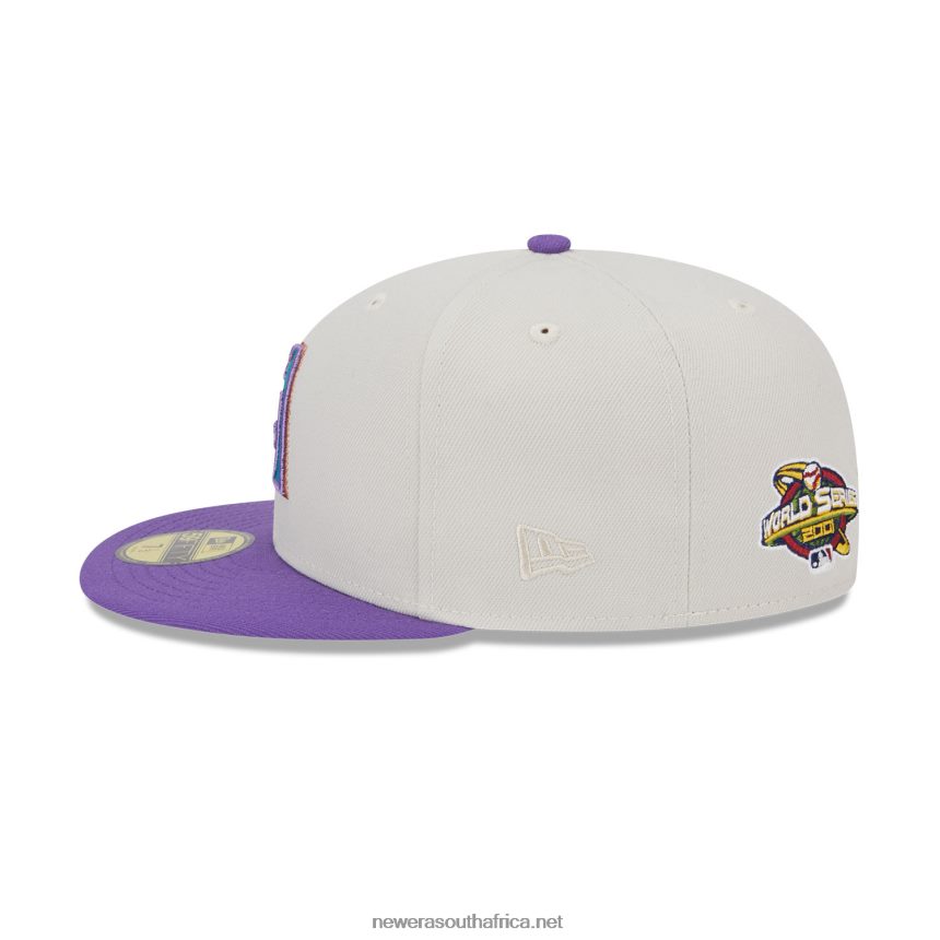 Arizona Diamondbacks Varsity Letter Stone 59FIFTY Fitted Cap New Era TRBRBN683