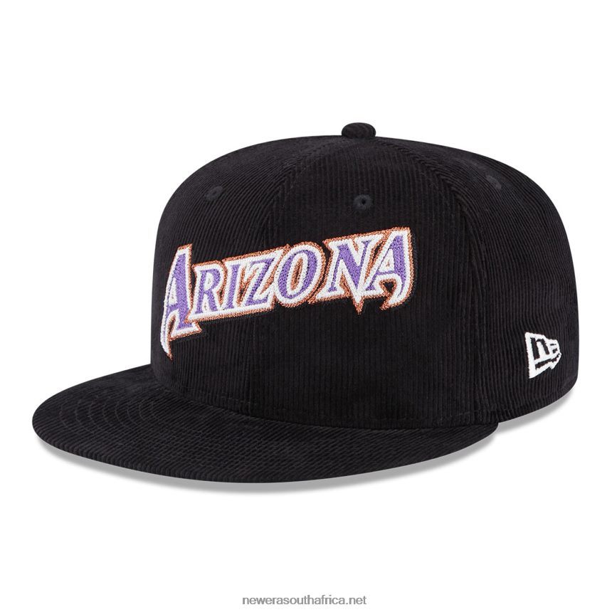 Arizona Diamondbacks Vintage Cord Black 59FIFTY Fitted Cap New Era TRBRBN137