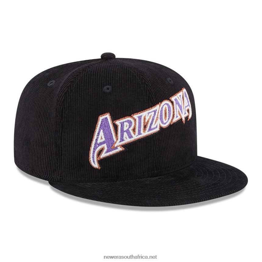 Arizona Diamondbacks Vintage Cord Black 59FIFTY Fitted Cap New Era TRBRBN137