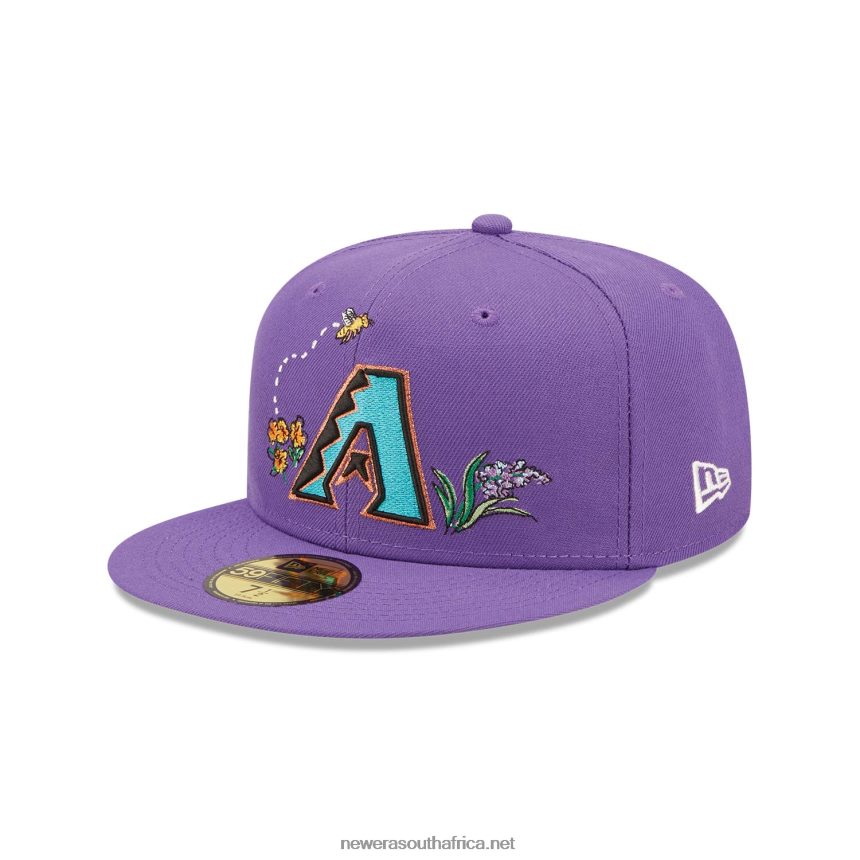 Arizona Diamondbacks Watercolour Floral Purple 59FIFTY Cap New Era TRBRBN1254