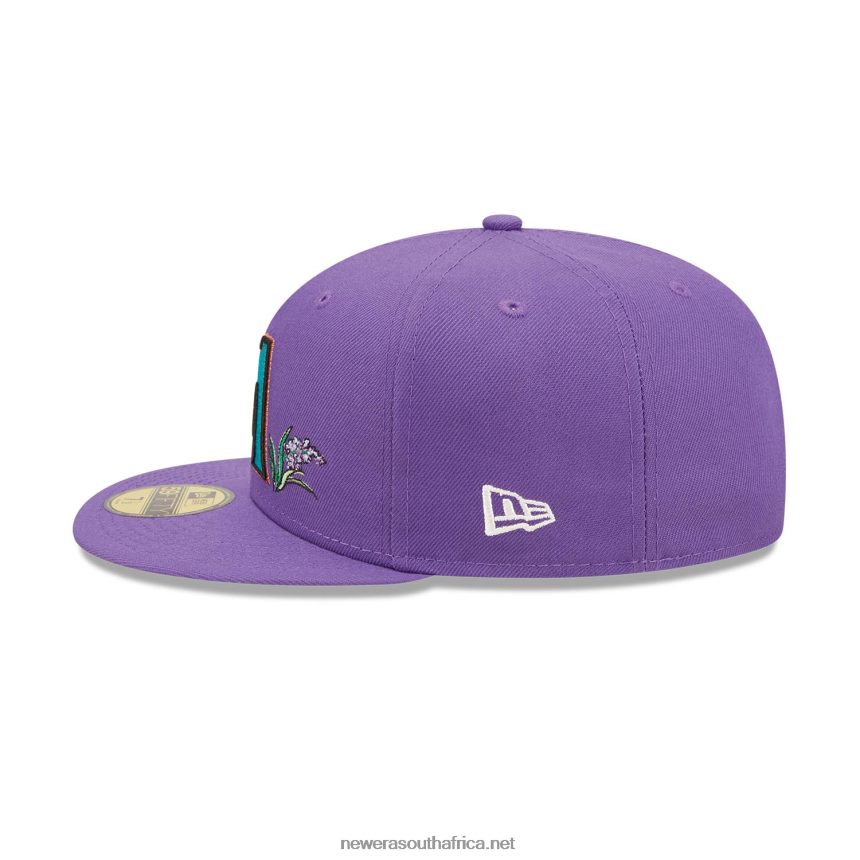Arizona Diamondbacks Watercolour Floral Purple 59FIFTY Cap New Era TRBRBN1254