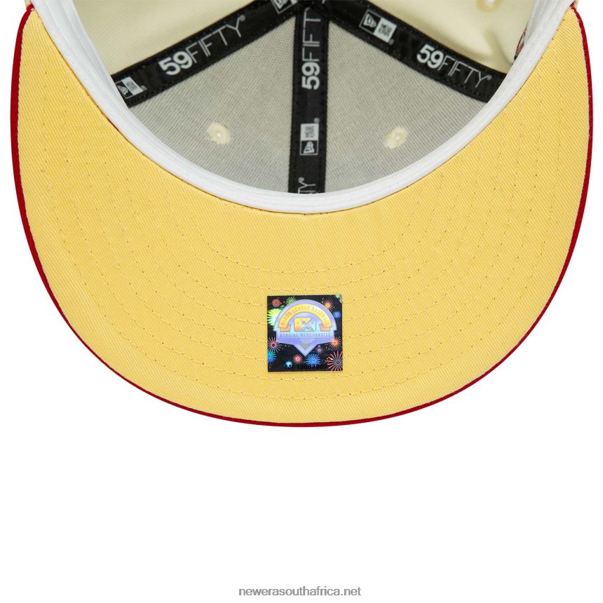 Asheville Tourists MiLB Chrome White 59FIFTY Fitted Cap New Era TRBRBN937