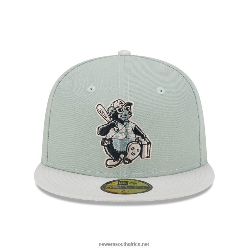 Ashville Tourists Hometown Roots Green 59FIFTY Fitted Cap New Era TRBRBN501