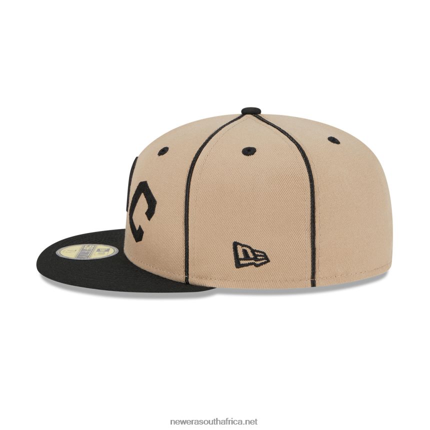 Atlanta Black Crackers Negro League Beige 59FIFTY Fitted Cap New Era TRBRBN1101