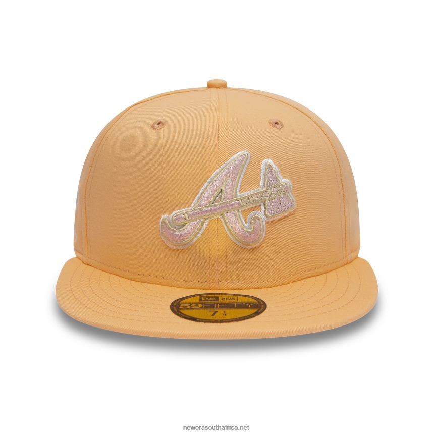 Atlanta Braves 30th Anniversary Peach 59FIFTY Fitted Cap New Era TRBRBN42