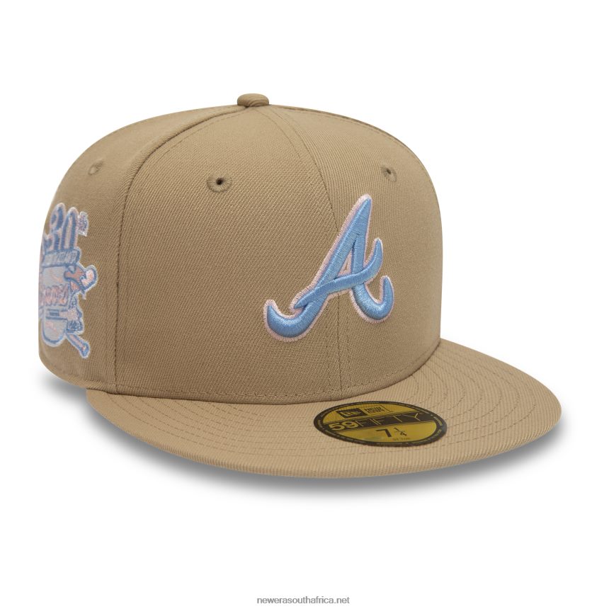 Atlanta Braves 30th Season Camel 59FIFTY Fitted Cap New Era TRBRBN93