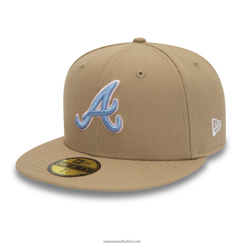 Atlanta Braves 30th Season Camel 59FIFTY Fitted Cap New Era TRBRBN93